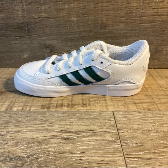 Adidas Hardcourt Low Infants ‘White Pine Green’ - Picture 3 of 6